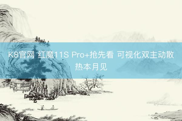 K8官网 红魔11S Pro+抢先看 可视化双主动散热本月见